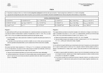 Examen de Física (EBAU de 2024)