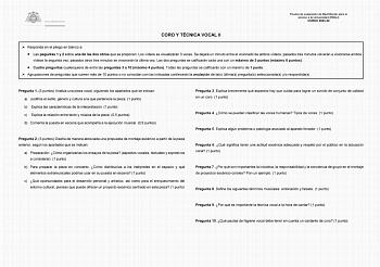 Examen de Coro y Técnica Vocal (EBAU de 2024)