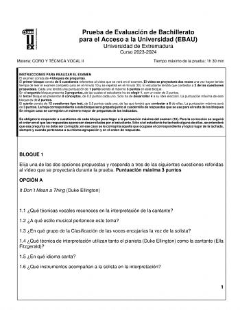 Examen de  (EBAU de 2024)