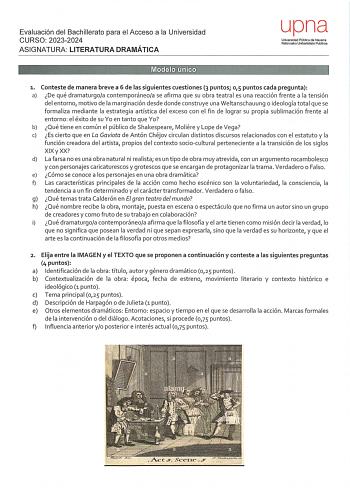 Examen de  (EvAU de 2024)