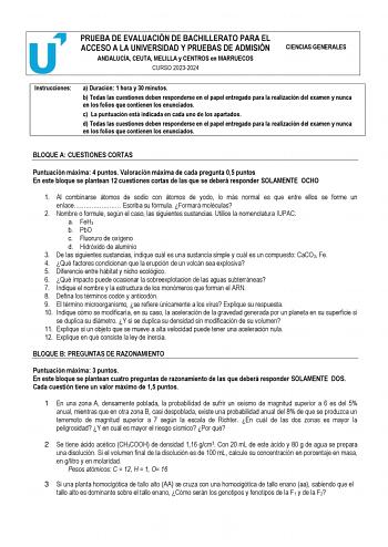 Examen de  (PEvAU de 2024)