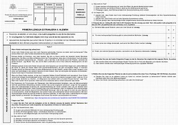 Examen de Alemán (EBAU de 2024)