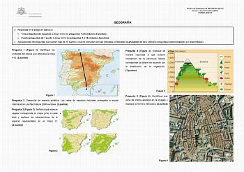 Examen de Geografía (EBAU de 2024)