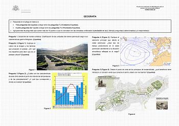 Examen de Geografía (EBAU de 2024)